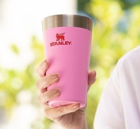 Stanley Copo Térmico de Cerveja sem Tampa Cotton Candy | 473ml na Amazon