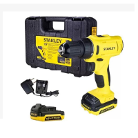 Stanley Furadeira E Parafusadeira, Furadeira De Impacto, Kit Parafusadeira Com Maleta E 2 Baterias Bivolt, Modelo SCD121S2K, 12V na Amazon