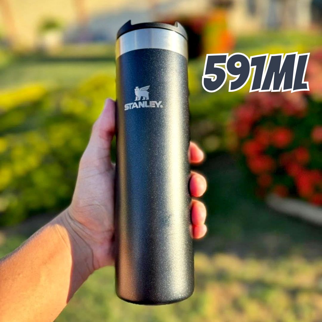 Stanley Garrafa Térmica Aerolight Transit Black | 591ml na Amazon
