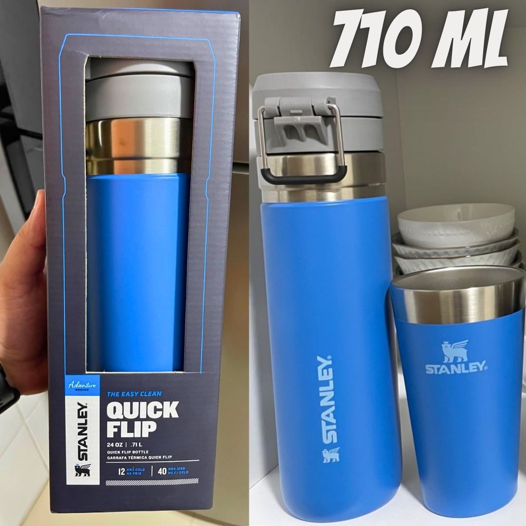 Stanley Garrafa Térmica Quick Flip Azure | 710ml na Amazon