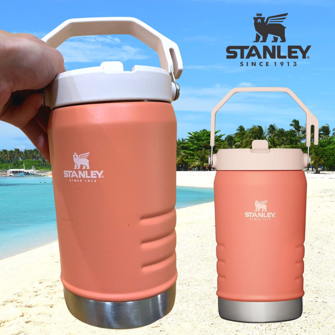 Stanley Jarro de água de aço inoxidável IceFlow com palha, garrafa de água isolada a vácuo para casa e escritório, copo reutilizável com aba à prova de vazamento de canudo na Amazon
