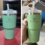 Stanley – Copo Quencher H2.0 FlowState 591ml – Copo de aço inoxidável com tampa, isolamento a vácuo, para água, chá gelado, café, smoothies e muito mais, Jade na Amazon
