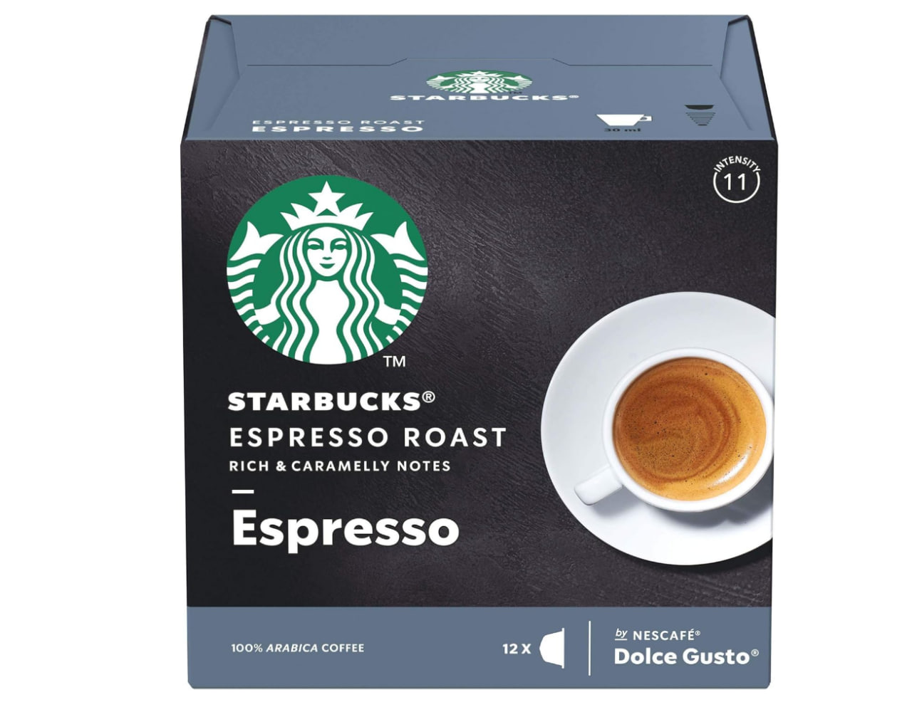 STARBUCKS Café Em Cápsula Starbucks Nescafé Dolce Gusto Espresso Roast 12 Cápsulas na Amazon