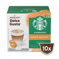 Starbucks Caramel Macchiato By Nescafé Dolce Gusto, 1 Caixa Com 10 Cápsulas na Amazon