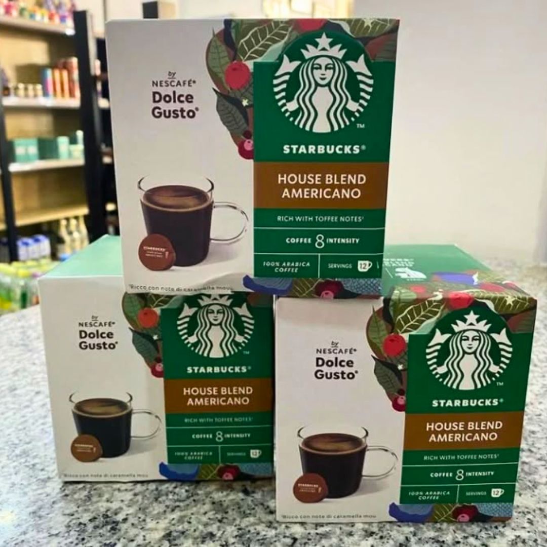 Starbucks House Blend Americano By Nescafé Dolce Gusto, 1 caixa com 10 cápsulas na Amazon