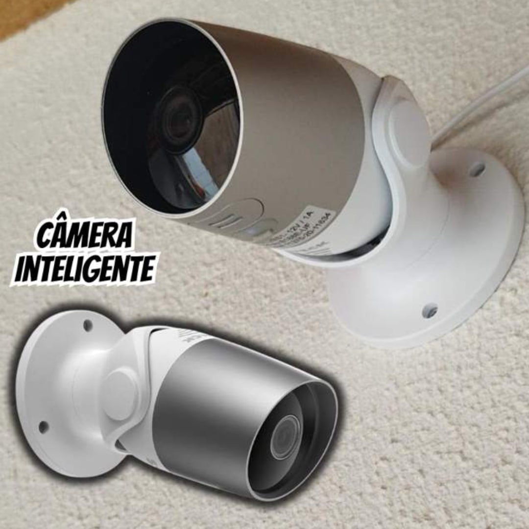 Steck, Câmera Inteligente Steck Ambiente Conectado, Segurança Externa, Wi-Fi com IP65, Branca na Amazon