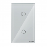 Steck, Interruptor Inteligente 4x2”, Touch Wi-Fi Steck Ambiente Conectado, 2 Módulos, Bivolt, Branco na Amazon