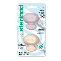 Steripod Protetor Para Escova De Dentes Clip-On Rosa E Azul Pacote Com 2 na Amazon