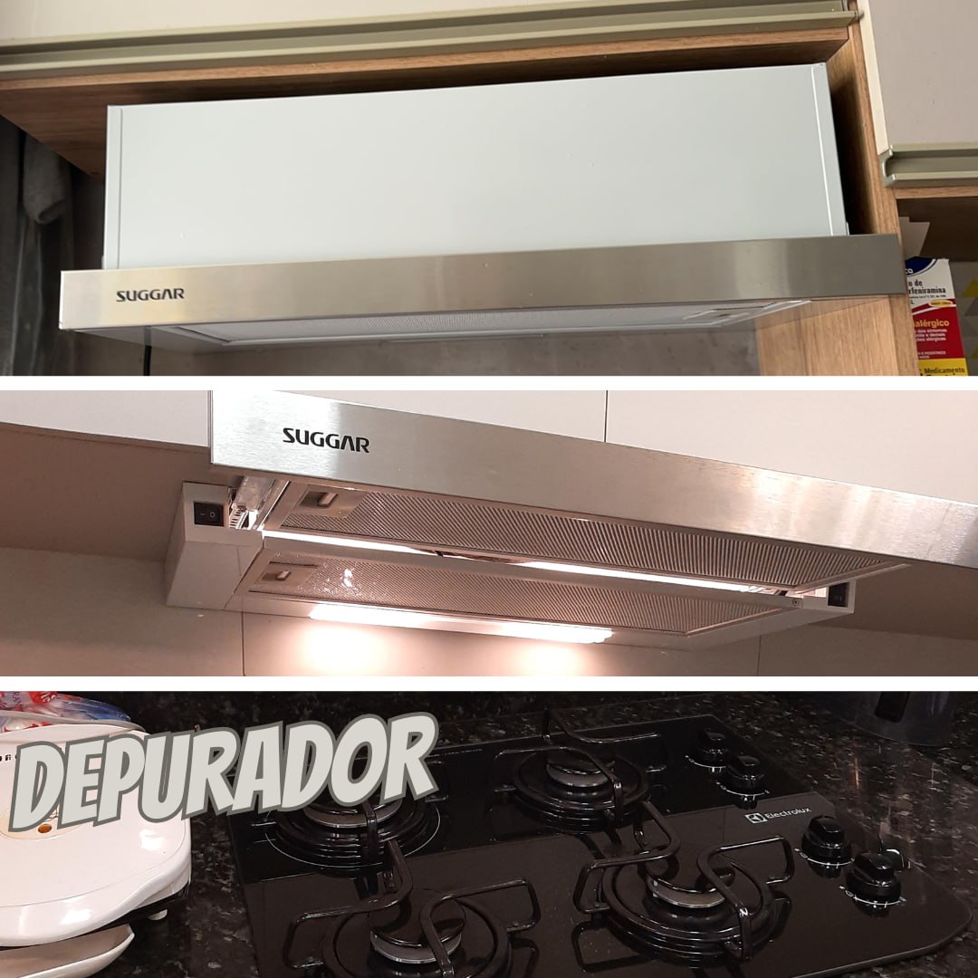 SUGGAR DEPURADOR DE AR SLIM DE EMBUTIR 60CM INOX 220V DE62IX na Amazon