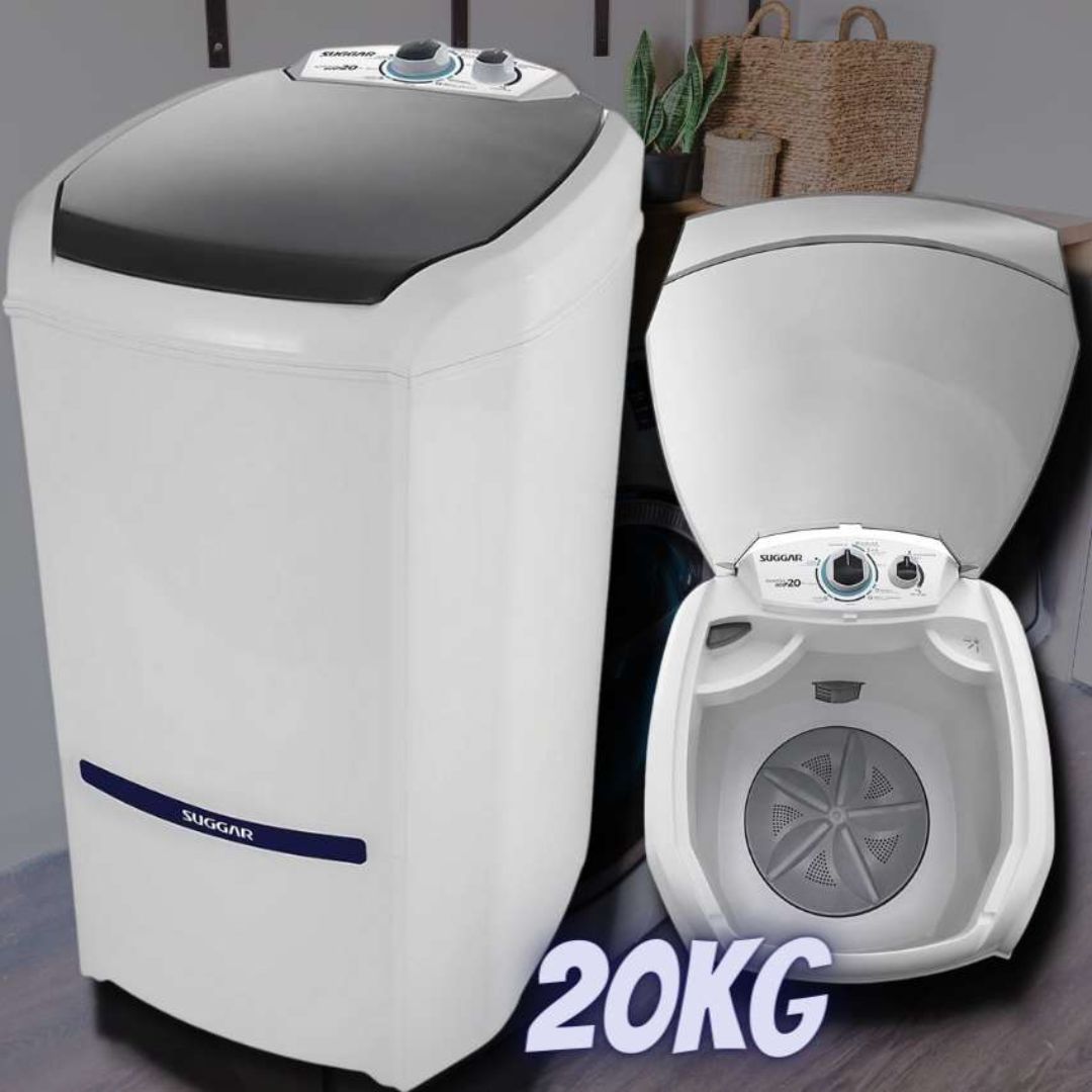 SUGGAR LAVADORA DE ROUPAS LAVAMAX ECO 20KG 110V BRANCA LE2001BR na Amazon