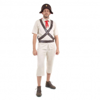 Sulamericana Fantasias Lampiao Adulto, G 46/48, Bege/Marrom na Amazon