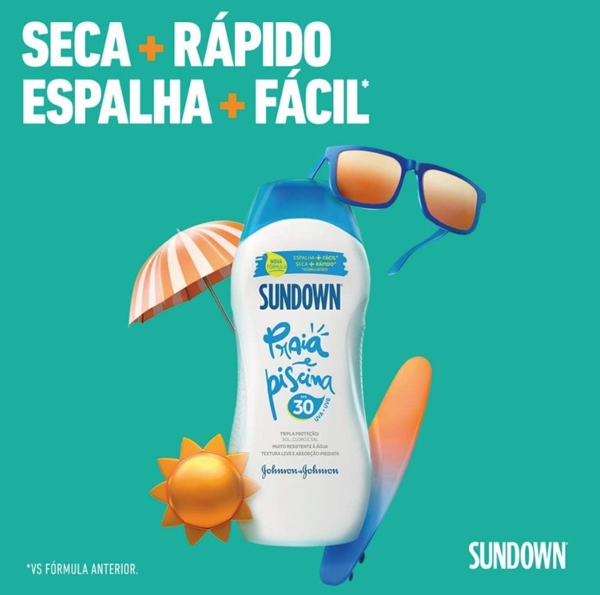 Sundown Protetor Solar Praia e Piscina Fps 30, 200Ml na Amazon