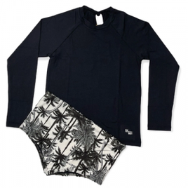 Sunga Boxer Infantil Juvenil + Camisa Proteção Solar Uv 50 na Americanas