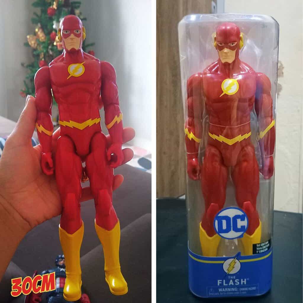 Sunny Brinquedos Boneco DC Flash – Figura Articulada 12″ 30cm na Amazon