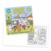 Sunny Vibes: Happy Street - Colorir Com Fofura E Alegria - Livro De Colorir Capa Comum – Livro De Colorir, 1 Março 2025 na Amazon