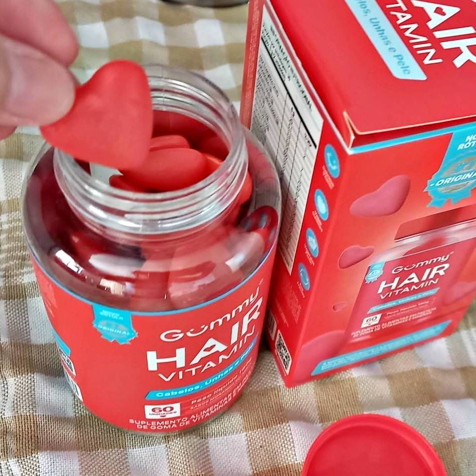 Suplemento Alimentar Em Pastilha De Goma 60 unidades Hair Vitamin na Amazon