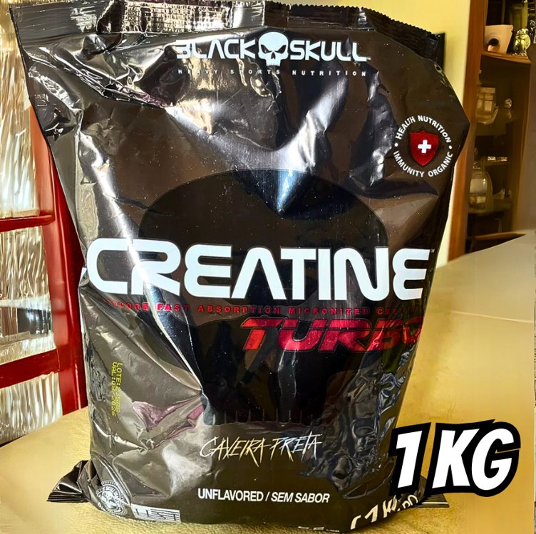 Suplemento em Pó Creatine Turbo Refil 1kg Black Skull Without flavor Sabor Sem sabor na Amazon
