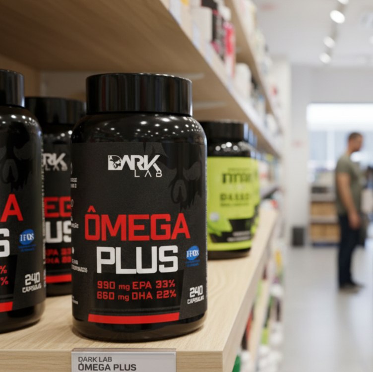 Suplemento Ômega Plus, Dark Lab, 240 Cápsulas na Amazon