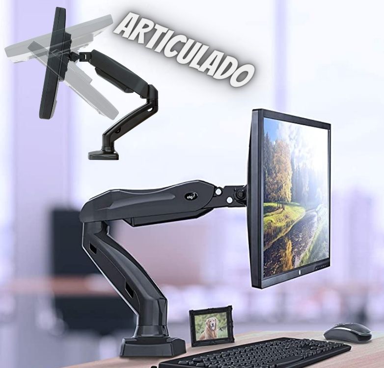 Suporte de Mesa F80N com Pistão a Gás – ELG na Americanas