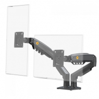Suporte De Mesa North Bayou F160, Articulado, Com Pistão, Para 2 Monitores 17 Até 27 Pol, Preto na Terabyte Shop