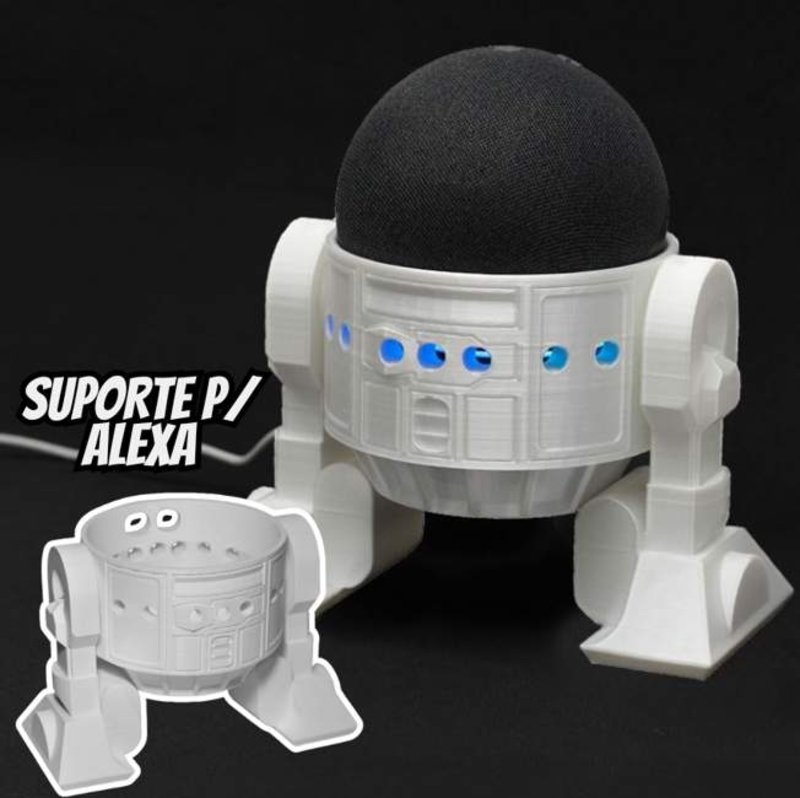 Suporte De Mesa Para Alexa Echo Dot 4 e 5 – R2-D2 na Amazon