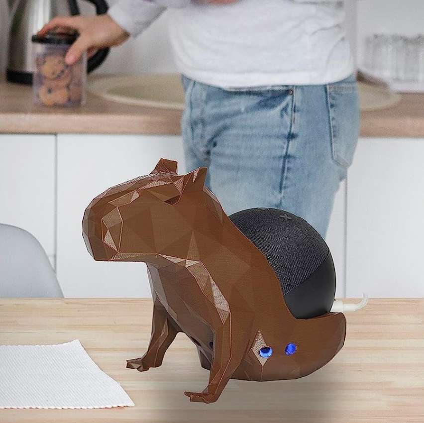 Suporte De Mesa Para Alexa Echo Dot 5 Capivara na Amazon