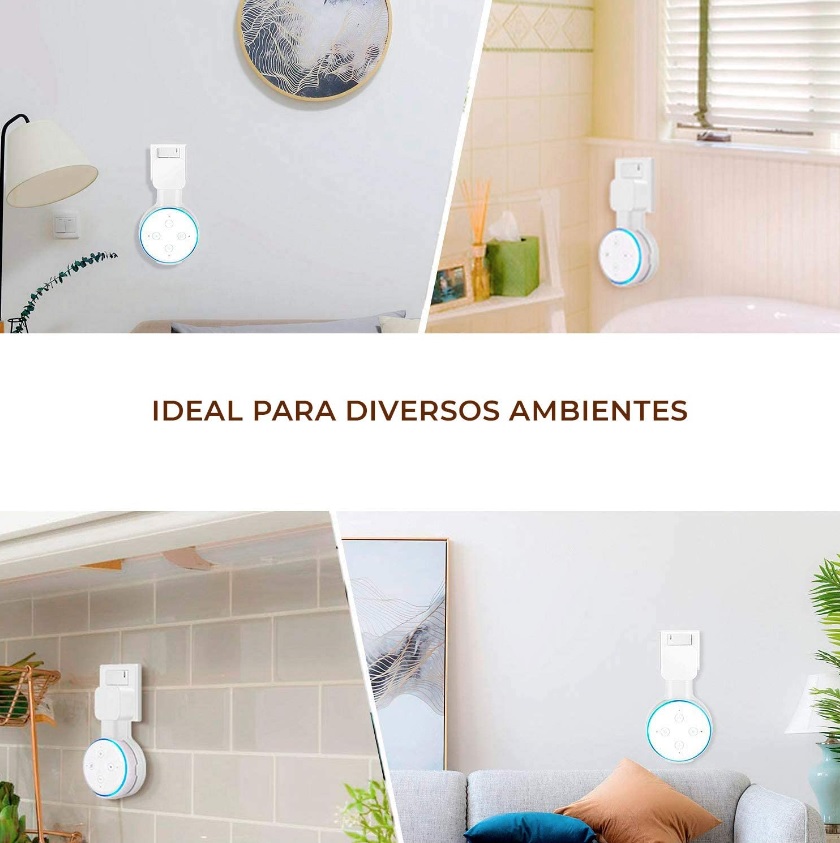 Suporte Echo Dot 3a Geração Branco WB na Amazon