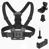 Suporte Esportivo Peito Peitoral Para Celular E Câmera Gopro Chest Band Ajustável 360° na Amazon