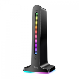 Suporte Para Headset RGB Fifine S3 Sound Light Sync Black na Terabyte Shop