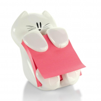Suporte Para Notas Adesivas Post-it CAT-330, Design De Gato, Branco na Amazon