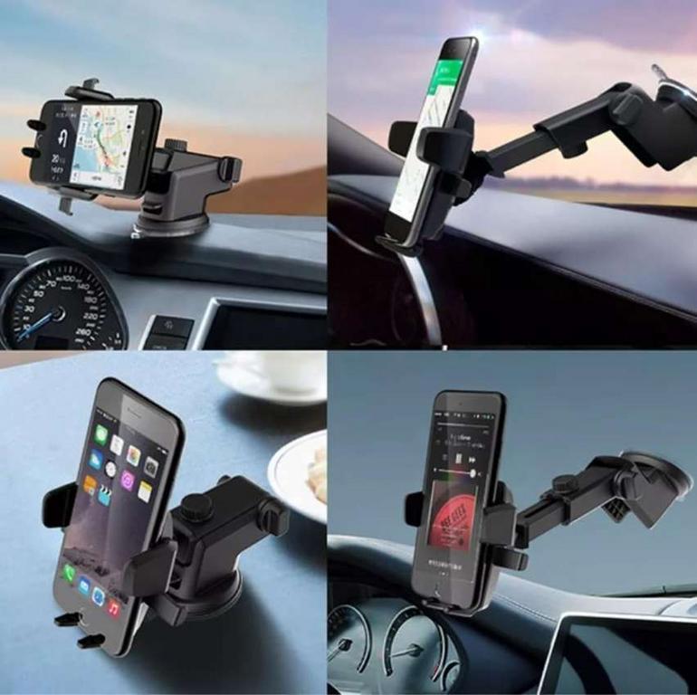 Suporte Veicular Celular GPS Universal Smartphone Ventosa Gruda Painel Carro Trava Automática Anti Queda Waze Uber PREMIUM, RILEWA® na Amazon