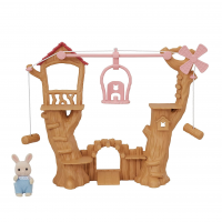 Sylvanian Families - Baby Ropeway Park Jogo Com Coelho Bebê Leite, 3+ Anos, Multicor, 5452 na Amazon