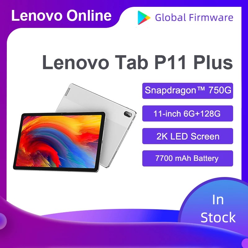 Tablet Lenovo Tab P11 Plus Cupom na Aliexpress