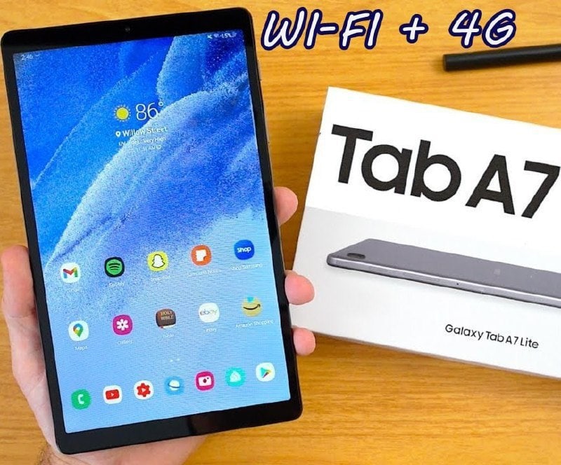 Tablet Samsung Galaxy A7 Lite 8,7” Wi-Fi 32GB – MediaTek MT8768T Câm. 8MP na Magazine Luiza