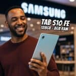 Tablet Samsung Galaxy Tab S10 FE, Cinza, 128GB, 8GB RAM, Tela Imersiva de 10.9″ 90Hz, Camera Traseira de 13MP, Câmera Frontal de 12MP Ultra Wide, Wifi 6, IP68, Android 15 na Amazon