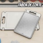 Tábua de Corte para Cozinha Dupla Face Aço Inoxidável e PP, Superfície Higiênica para Carnes, Frutas e Vegetais, Afiador Integrado, Base Antiderrapante e Alça Ergonômica PREMIUM – LAGUS IMP. na Amazon