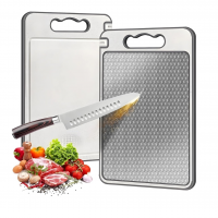Tábua De Corte Para Cozinha Dupla Face Aço Inoxidável E PP na Amazon
