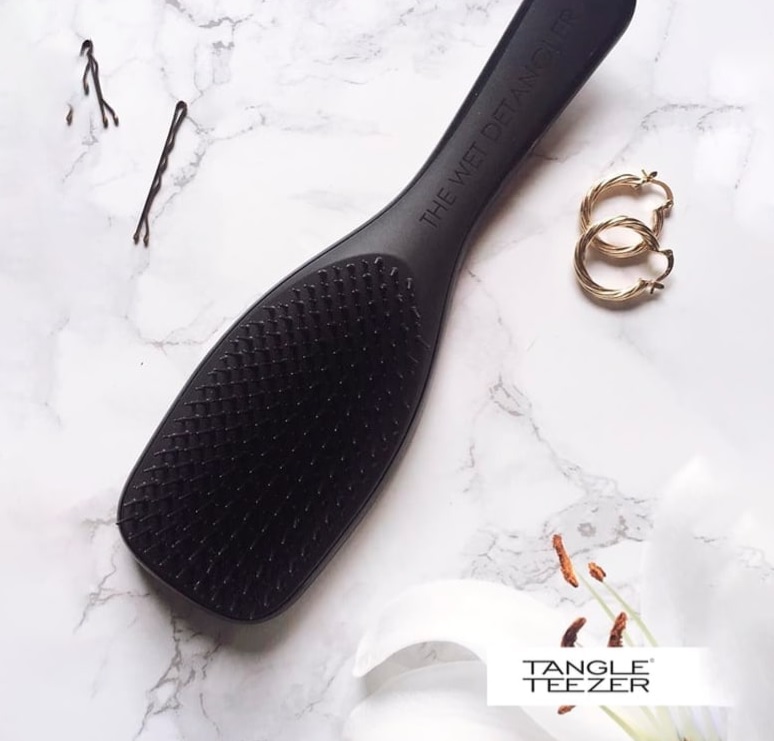 Tangle Teezer The Wet Detangler Black – Escova de Cabelo na Casas Bahia