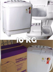 Tanquinho Semiautomático Praxis Twin Tub 4,1Kg – 2 em 1 Lava e Centrifuga com Timer na Magazine Luiza