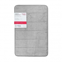 Tapete De Banheiro Super Soft - 60cm X 40cm Cinza Camesa na Amazon