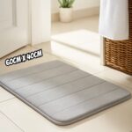 Tapete de Banheiro Super Soft – 60cm x 40cm Cinza Camesa na Amazon