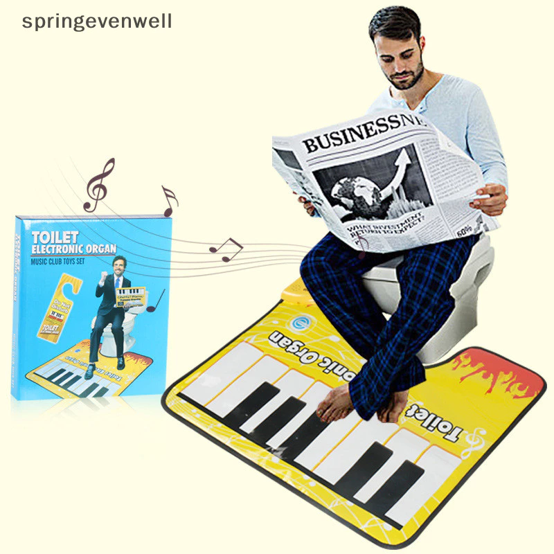 Tapete De Piano Higiênico Música Criativo Banheiro Divertido Toe Tapping Musical Keyboard Toilet Floor Mat Novo na Shopee