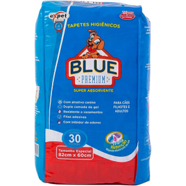 Tapete Higiênico para Cães Blue Premium 30 Unidades na Amazon