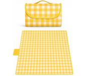 Tapete Piquenique Impermeável Dobrável 200x200cm Grande com Alça Toalha Ideal para Picnic Parque Praias Passeios ao Ar Livre a Prova de Água Fácil de Carregar (Amarelo) na Amazon