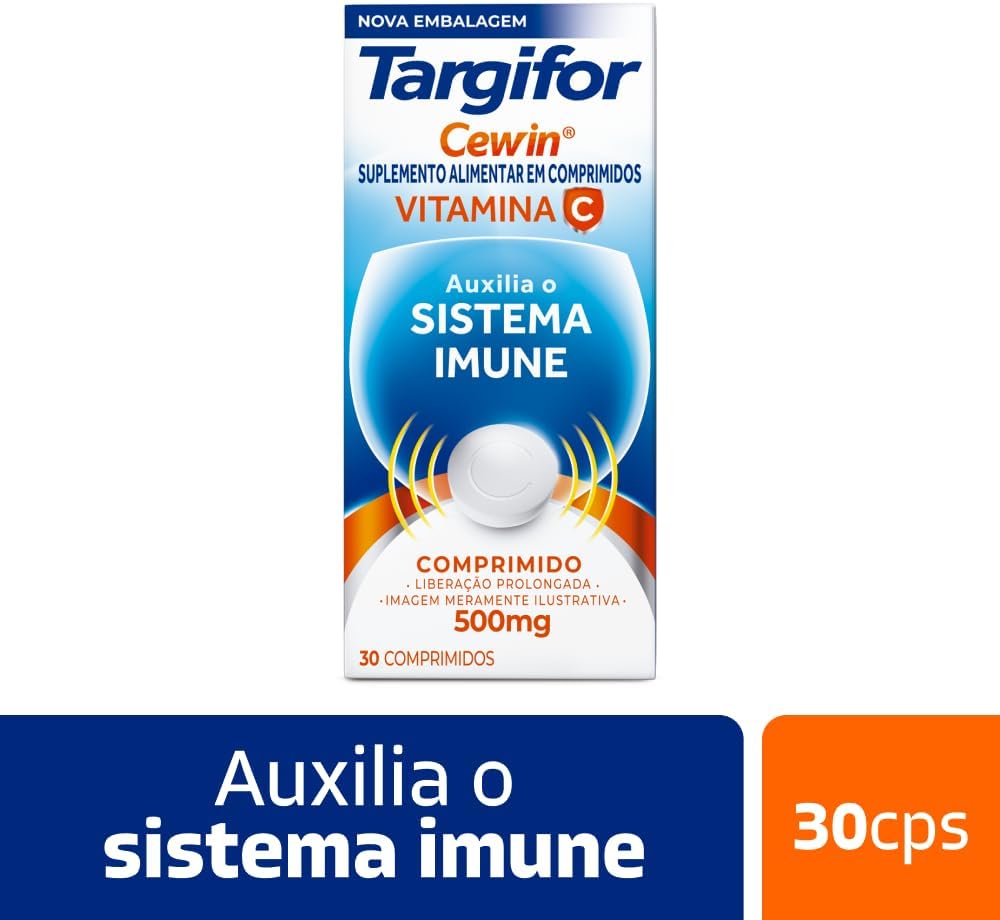 Targifor Cewin Vitamina C Targifor Cewin 500mg 30 comprimidos na Amazon
