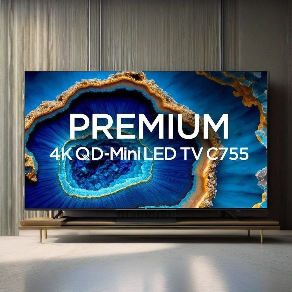 TCL Premium 4K QD-Mini LED 65″ C755 Google TV Dolby Vision IQ na Amazon
