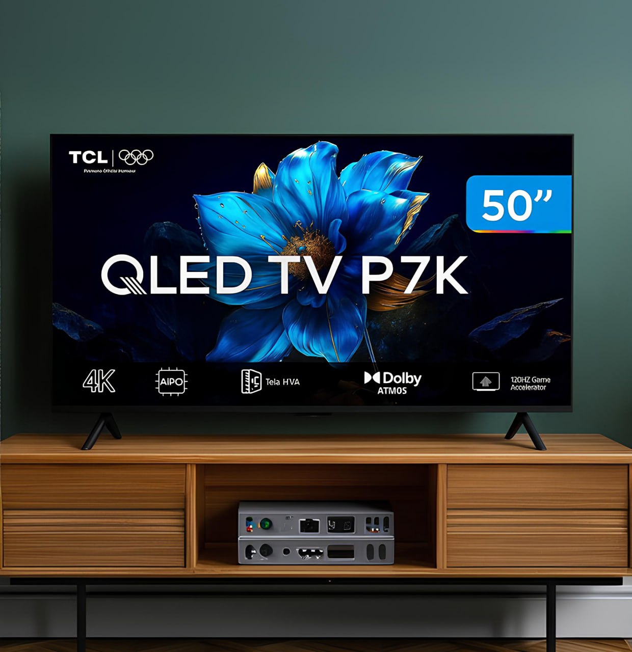 TCL QLED SMART TV 50” 50P7K 4K UHD GOOGLE TV na Amazon