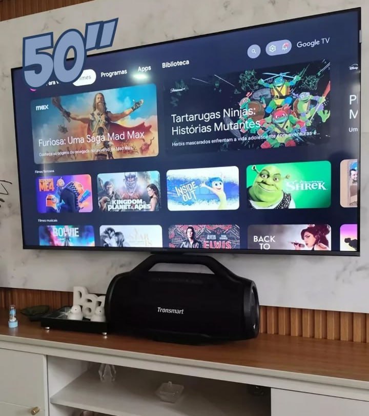TCL QLED TV 50” C655 4K UHD GOOGLE TV DOLBY VISION ATMOS na Amazon