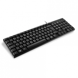 Teclado Com Fio Compacto Sem Marca Conexão Usb Cabo de 120cm - TC193BU na Multi