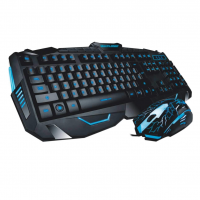Teclado E Mouse Gamer C/ Fio Detalhes Azuis Multilaser-tc195 na Amazon